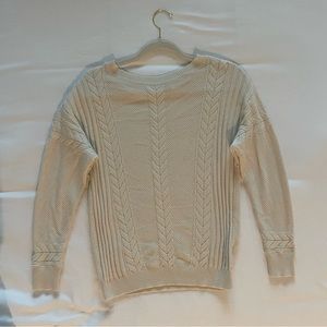 CYRUS CREAM SWEATER SIZE EXTRA SMALL